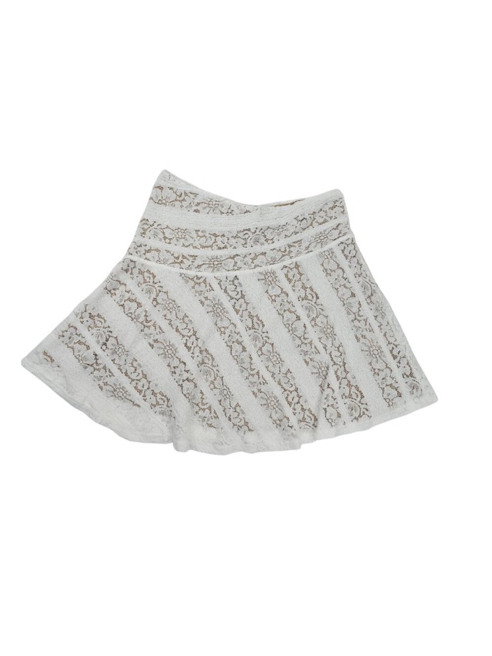 White Fox Boutique Gelato Girl Midi Skirt in Off White